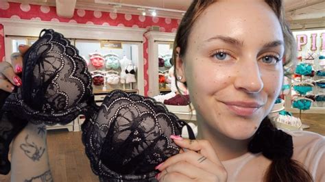 asmr bra fitting~lingerie store assistant~ personal attention youtube