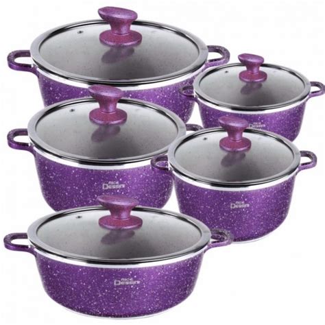 2 the granite pots and pans reviewed in the article. Dessini 10pcs Granite Non Stick Cookware Set - Pinamart