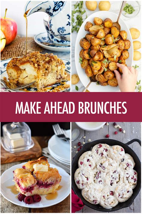 Make Ahead Brunch Ideas For Entertaining Food Bloggers