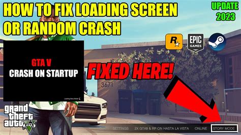 How To Fix Gta 5 Crash On Loading Screen In 2023 Gta 5 Story Mode