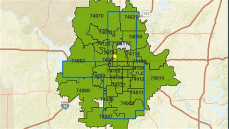 All But One Tulsa County Zip Code Now Green Low Risk Category