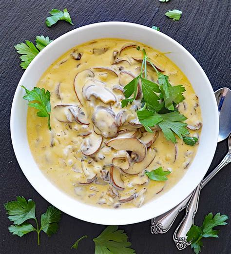Quick And Easy Vegan Cream Of Mushroom Soup Theveglife