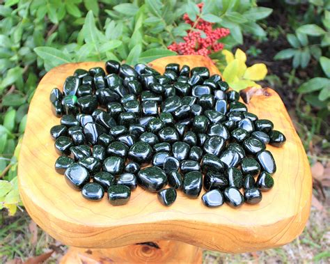 Green Goldstone Tumbled Stones Choose How Many Pieces Premium Quality