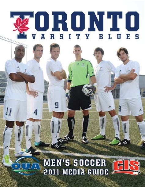 2011 Varsity Blues Mens Soccer Media Guide By University Of Toronto