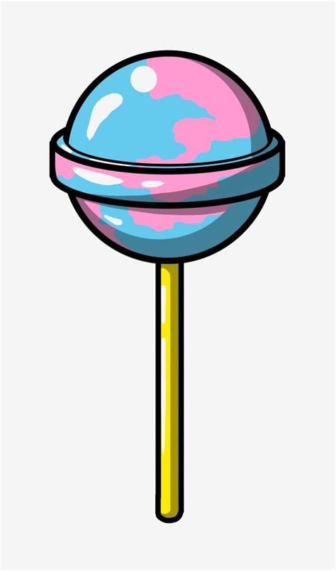 Lollipop Cotton Candy Sticker Артбуки Рисунки Sharpie Легкие рисунки