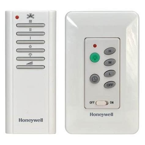 Progress lighting universal (4) speed ceiling fan wall control with wall plate cover. Honeywell Combo Wall and Handheld Control Ceiling Fan ...