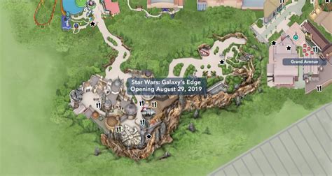 Disneyland Star Wars Galaxys Edge Map Find Out