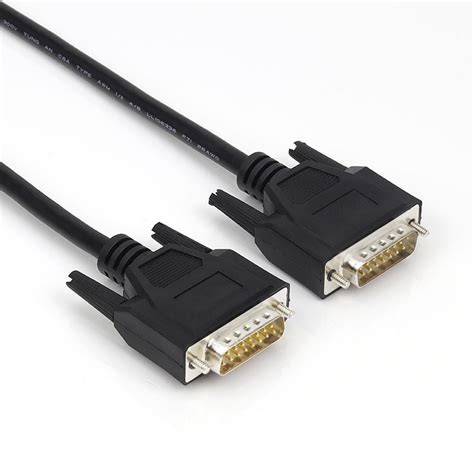 Db15 Malemalefemale Cable D Sub 15 Pin Connector Db15 2 Rows 15pin M