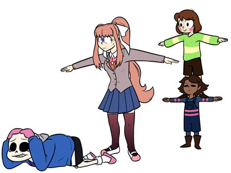 Monika T Pose Sans T Pose Or A Post Whatever Works