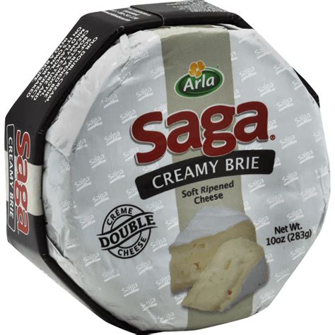 Saga Cheese Soft Ripened Creamy Brie Dairy Festival Foods Shopping