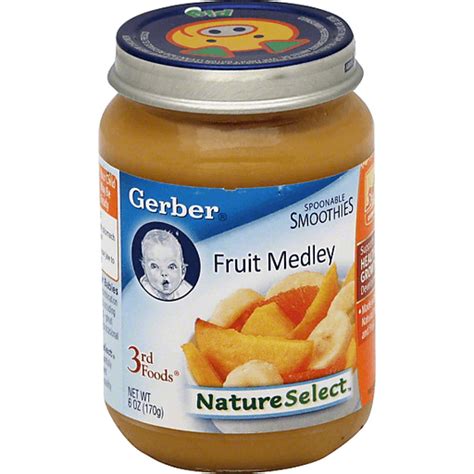 Gerber Nature Select 3rd Foods Fruit Medley Baby Food And Snacks