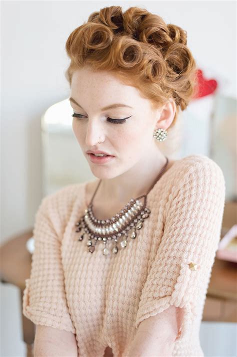 23 Pin Curls Hairstyle Hairstyle Catalog