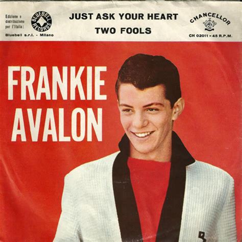 Frankie Avalon Just Ask Your Heart Two Fools 1959 Vinyl Discogs