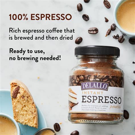 Instant Espresso Powder Delallo