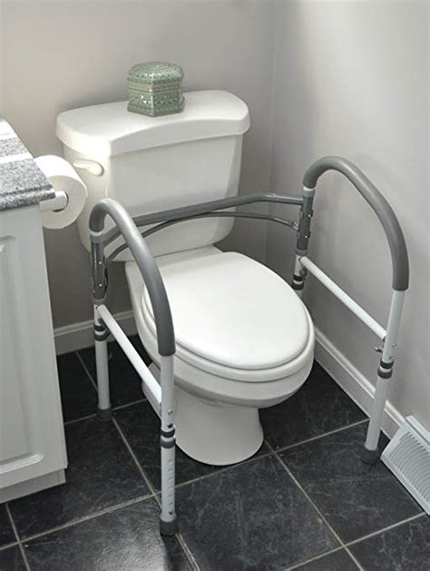 Carex Toilet Safety Rails Toilet Handles For Elderly And Handicap Home Health Care Equipment