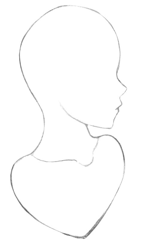Face Profile Drawing Side Face Drawing Neck Drawing Smile Drawing Female Face Drawing Face