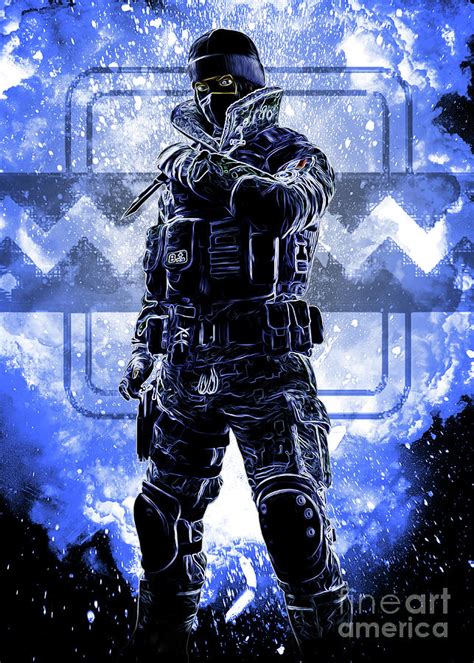 Rainbow Six Siege Frost Digital Art By Long Jun