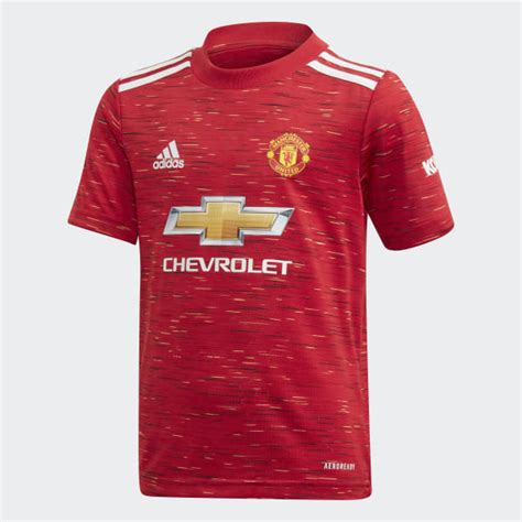 Aras bawah rumah persekutuan keningau. adidas Manchester United 20/21 Home Youth Kit - Red ...