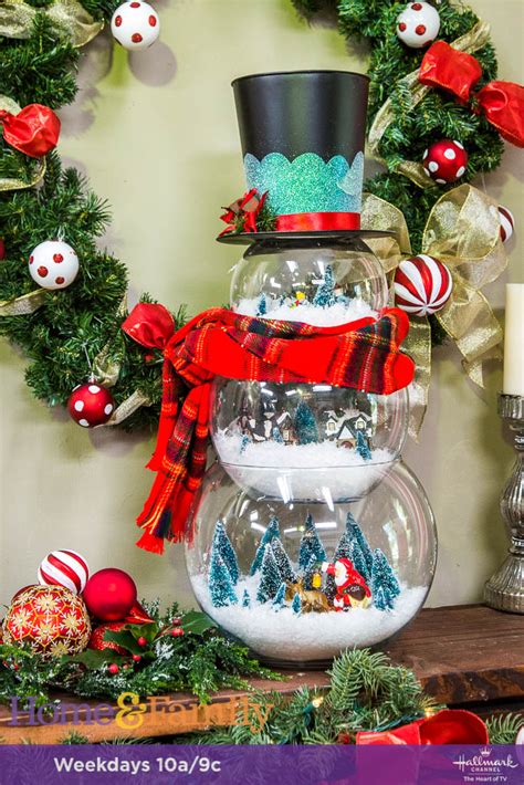 Diy Fishbowl Snowman Paige Hemmis