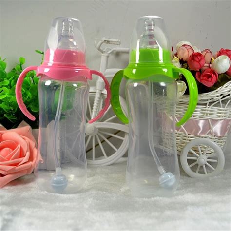 240ml Cute Baby Bottle Infant Newborn Children Learn