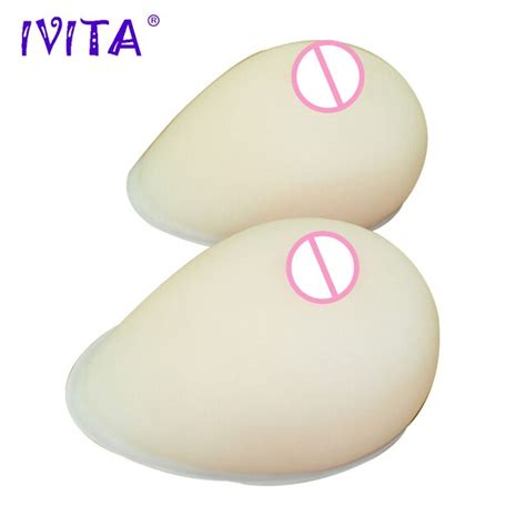 ivita 4100g pair silicone breast forms huge artificial silicone breasts realistic for sexy