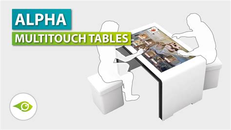 Alpha Multitouch Tables With Object Recognition Youtube