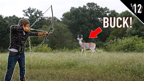 Deer Hunting With A Longbow We Found A Big Buck Youtube