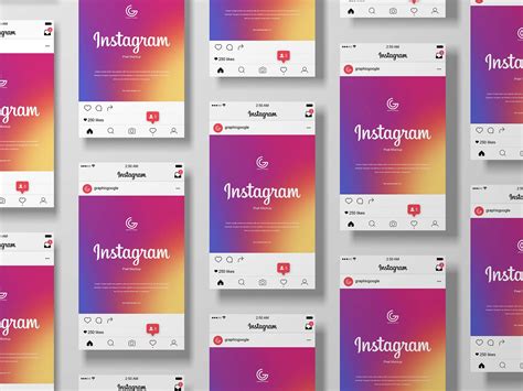 Free Modern Grid Instagram Post Mockup Psd Download Fimga Resource