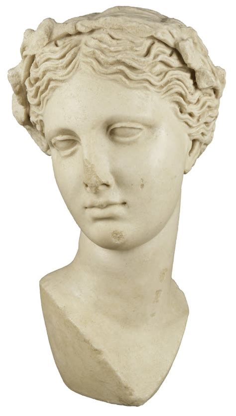 A Modern Plaster Head Of Aphrodite Inventory Wolfs Fine Paintings