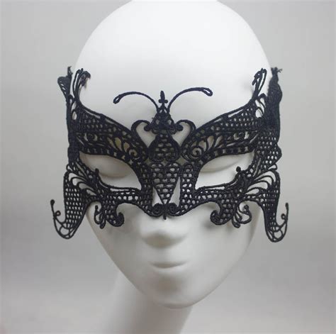 Halloween Sexy Black Lace Butterfly Masks Lady Lace Hollow Womens Girls
