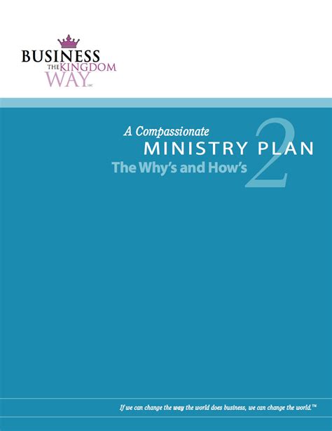 As an ngo staff, you might be aware that the primary purpose. A Compas­sionate Ministry Plan (PDF Booklet) - Kingdom Way ...