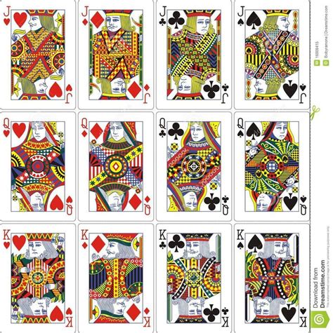 Playing Cards 62x90 Mm Jack Queen King King Card Playing Cards