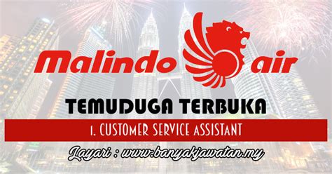 101 jawatan kerja kosong malaysia dan singapore. Temuduga Terbuka di Malindo Air - 19 January 2017 - KERJA ...