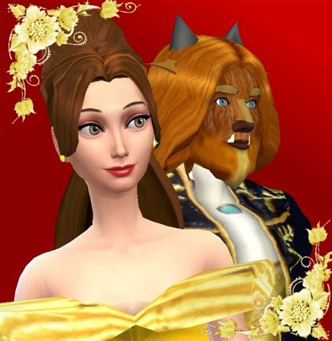 Belle And The Beast By Mickeymouse254 At Mod The Sims Sims 4 Updates
