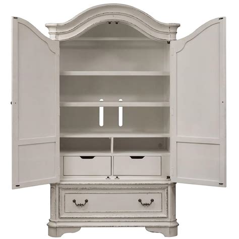 Liberty Furniture Magnolia Manor 244 Br Arm Traditional Armoire With