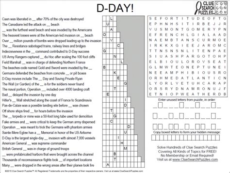clue search puzzles combining trivia crosswords and word search puzzles for classroom use