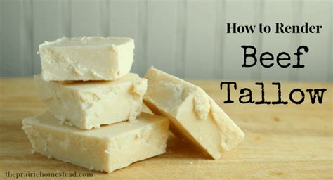 How To Render Beef Tallow The Prairie Homestead
