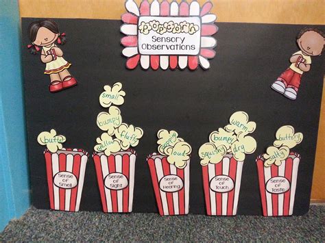 Classroom Freebies Too Popcorn Investigation Using Your Senses