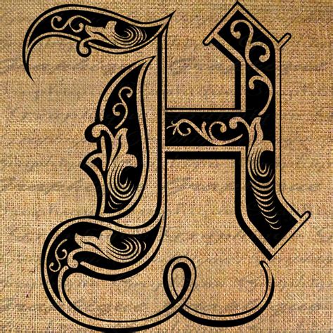 Old English Font Lettering Alphabet Tattoo Lettering Fonts