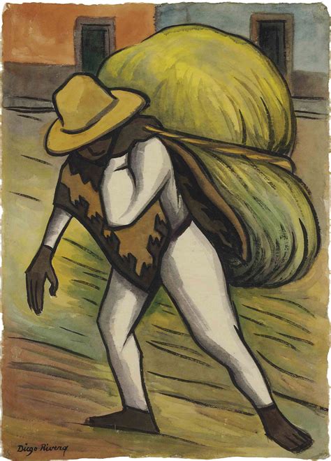 Diego Rivera Mexican 1886 1957 Cargador Christies