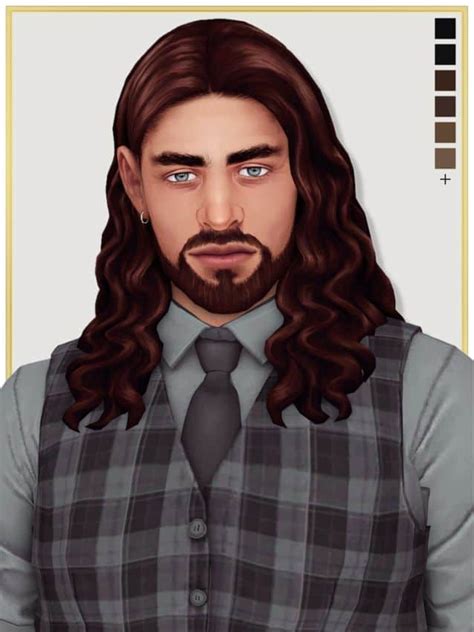 Sims 4 Cc Male Wavy Hair