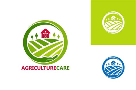Premium Vector Agriculture Care Logo Template Design Vector Emblem