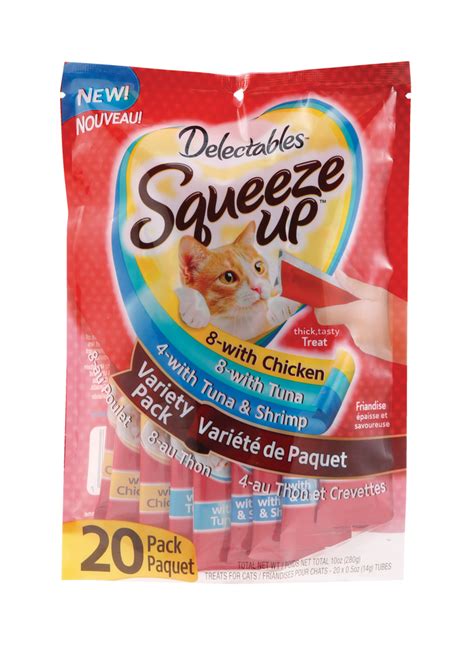 Hartz Delectables Squeeze Up™ Variety Pack Wet Cat Treats 280 G 20 X 14 G Canadian Tire