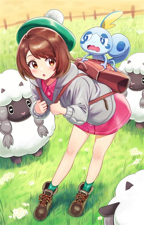 Gloria Sobble And Wooloo Pokemon And 2 More Drawn By Deadnooodles