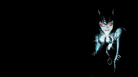 Fond Décran Illustration Fond Simple Fond Noir Catwoman Dc