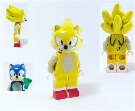 Custom Lego Dimensions Super Sonic Since Lego Probably Wo Flickr
