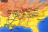 American Civil War All States Map of Battles