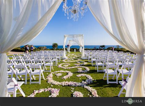 A beach wedding permit is not required for a simple, small ceremony that: Montage Laguna Beach Wedding | Jason & Tine