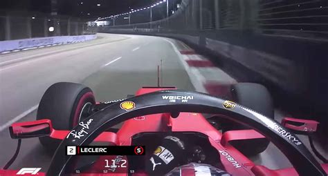 Singapore Gp Crazy Onboard Pole Position Lap From Charles Leclerc