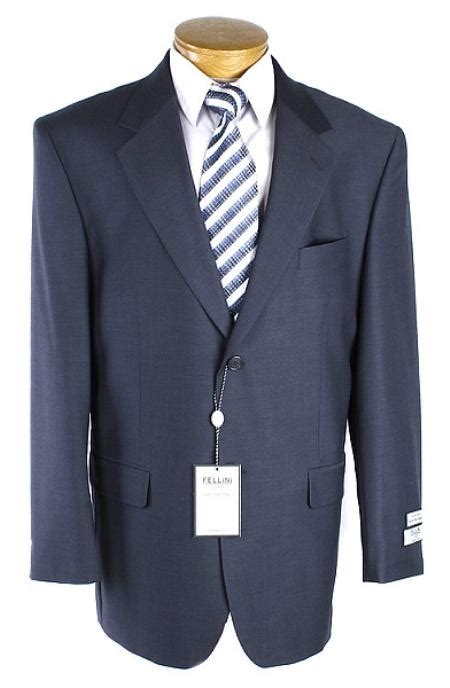 Formal wear rental & sales men's clothing clothing stores. Two buttons Man Made Fiber Blend Navy Suit $99